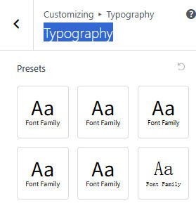 Astra字体设置